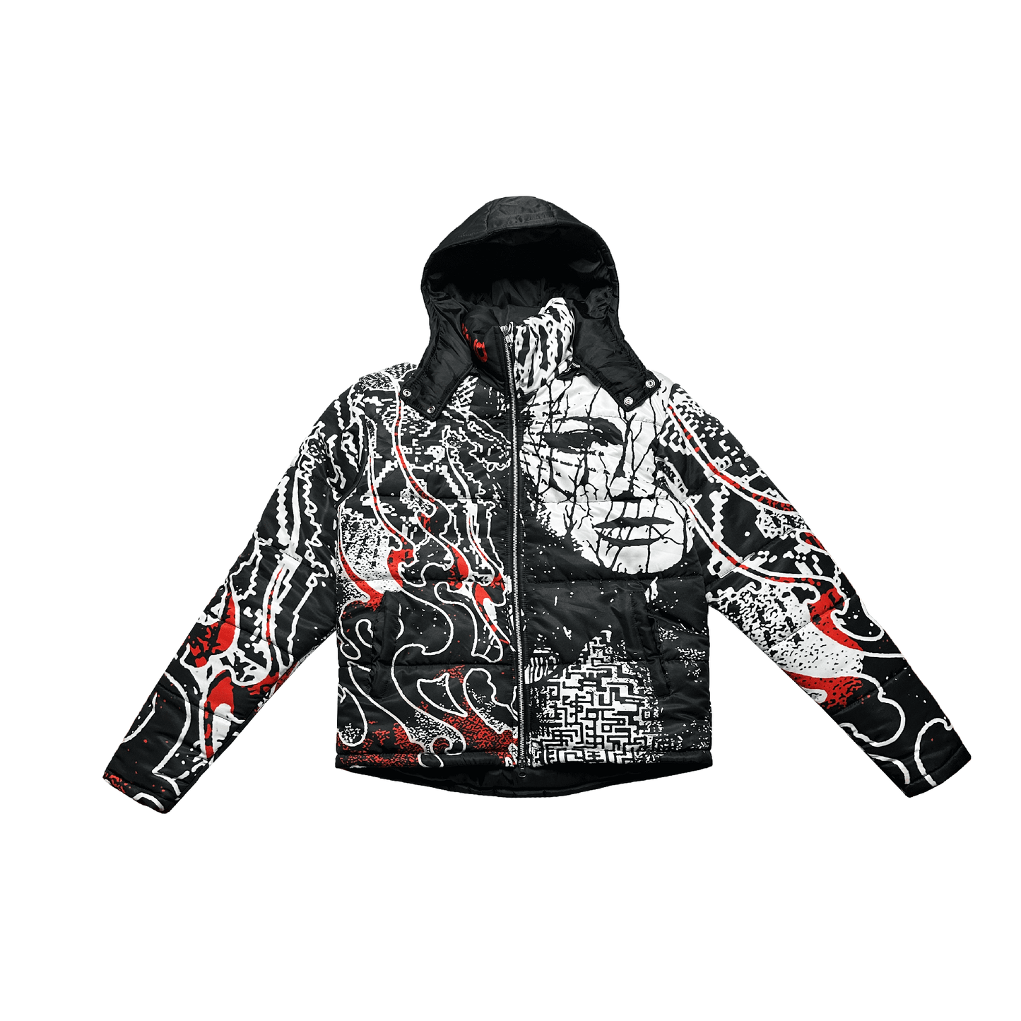 MSUD.CO XS / Black Fraction Puffer Coat