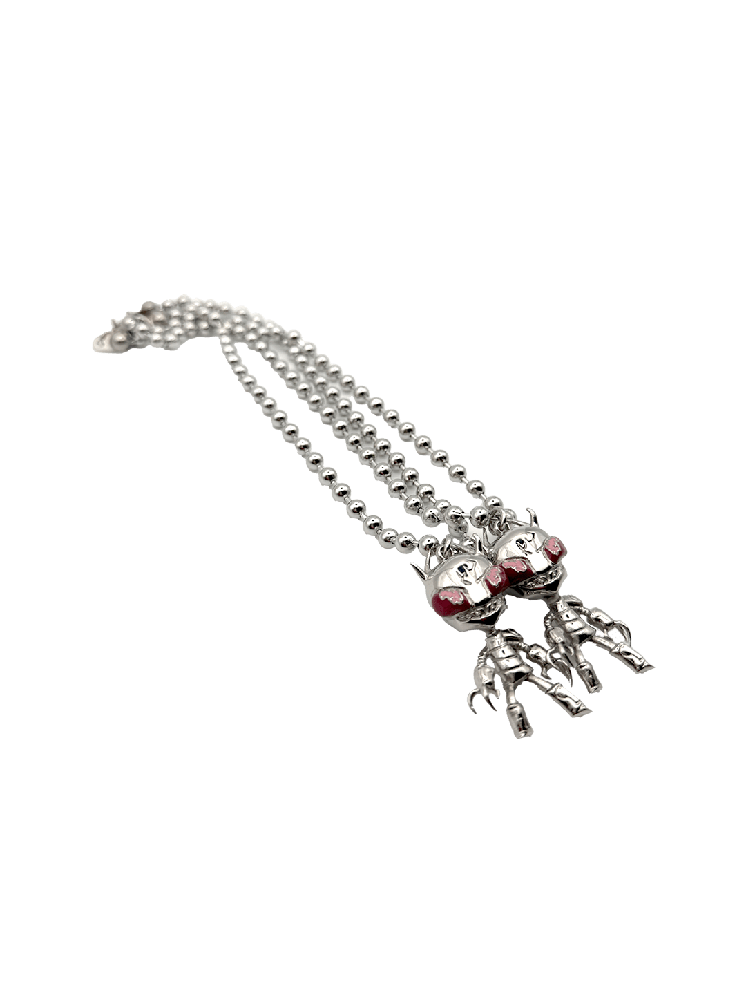 MSUD.CO 18" Inch Chain / Silver INVADER NECKLACE
