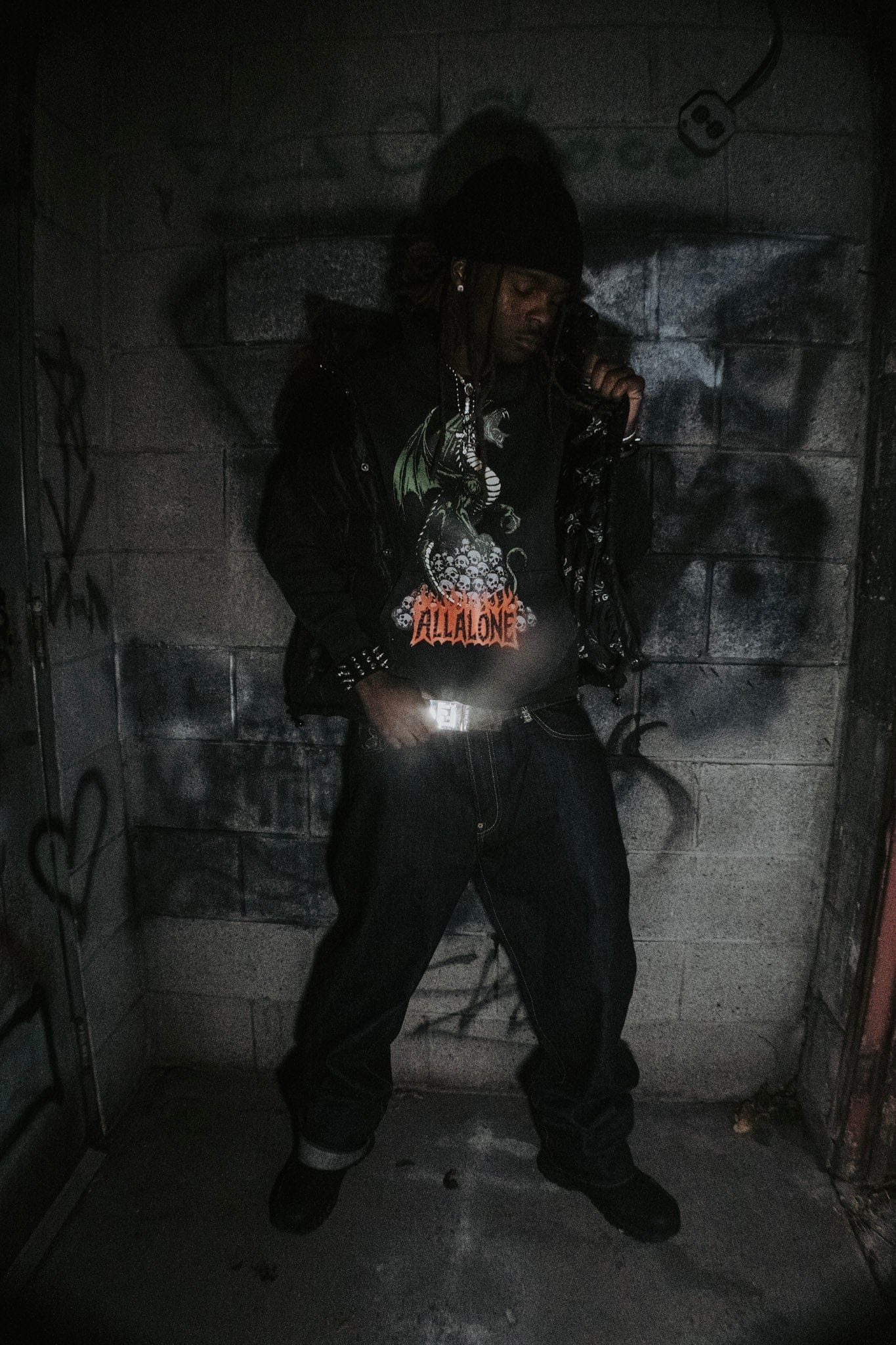 MSUD.CO Hoodie ALL ALONE