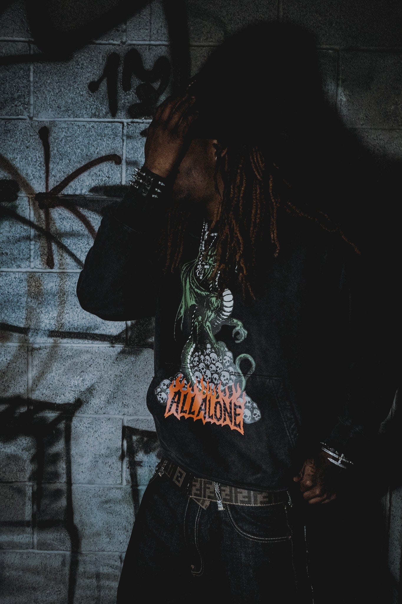 MSUD.CO Hoodie ALL ALONE