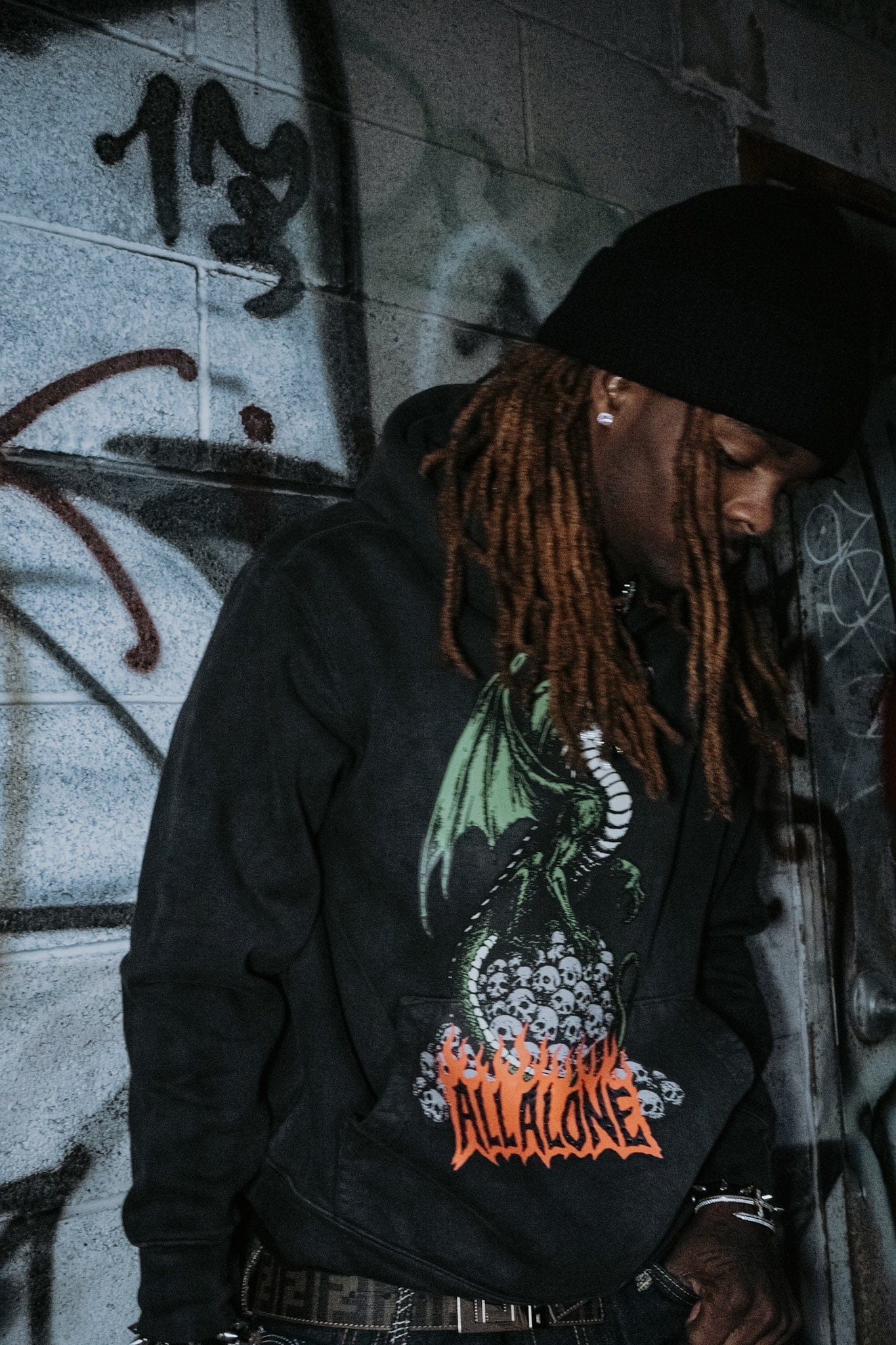 MSUD.CO Hoodie ALL ALONE