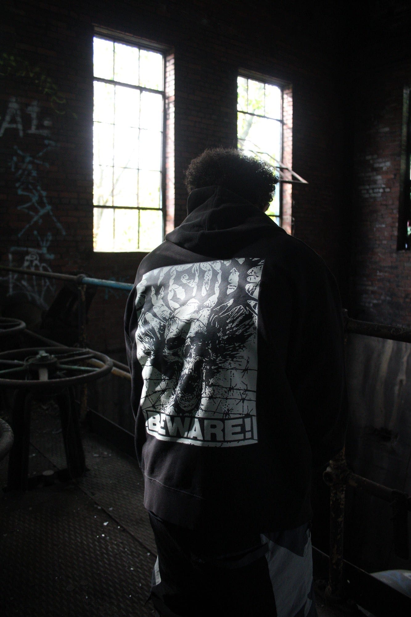MSUD.CO Hoodie BEWARE ZIP UP