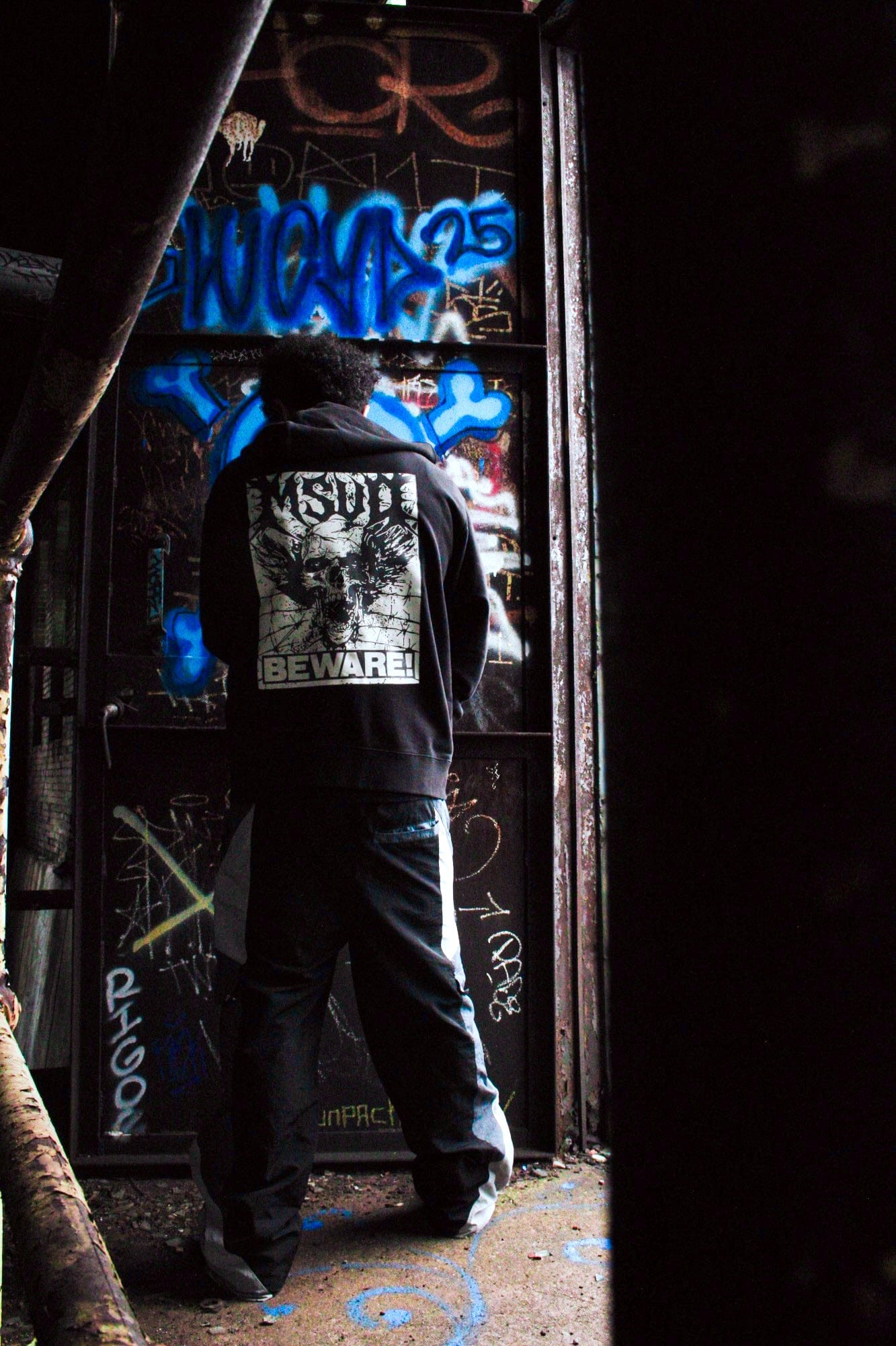 MSUD.CO Hoodie BEWARE ZIP UP