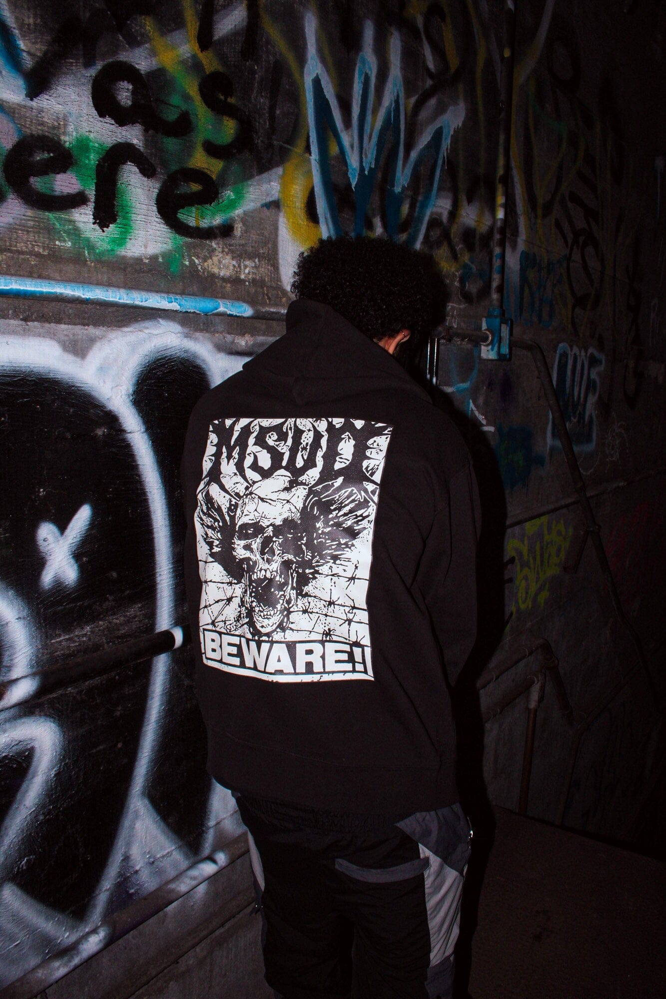 MSUD.CO Hoodie BEWARE ZIP UP