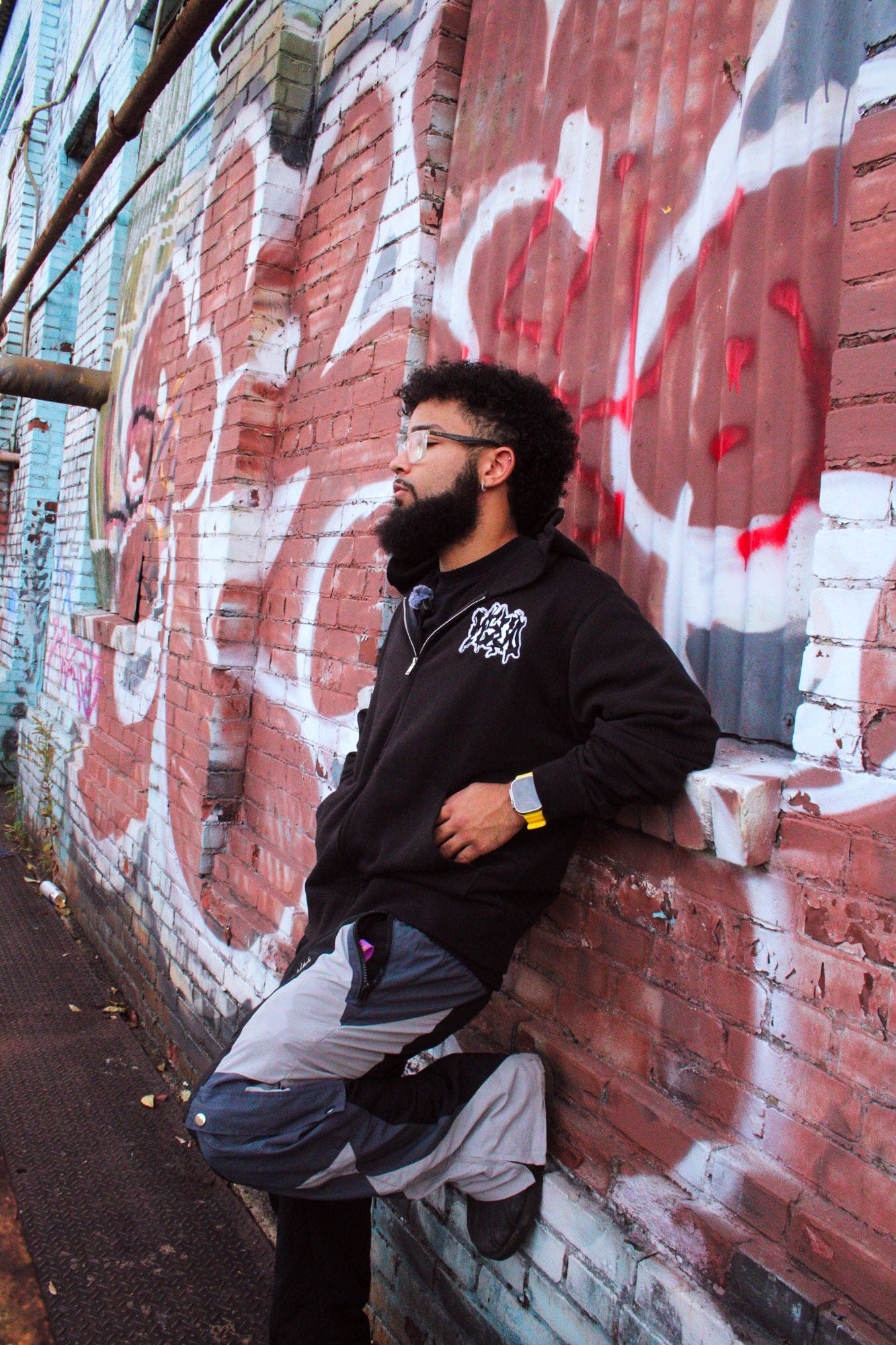 MSUD.CO Hoodie BEWARE ZIP UP