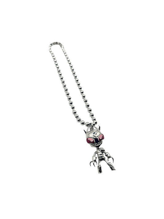 MSUD.CO 18" Inch Chain / Silver INVADER NECKLACE