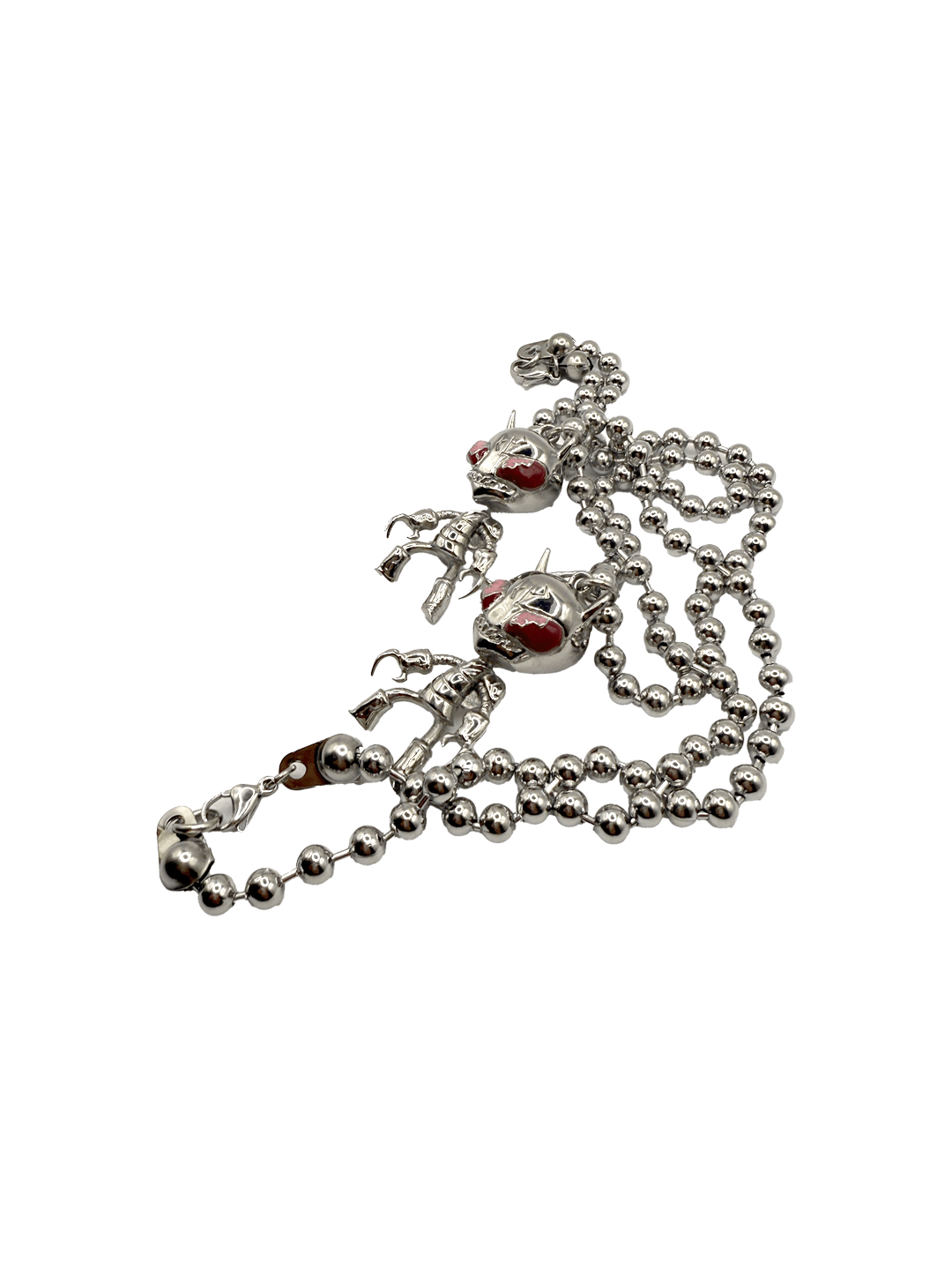 MSUD.CO 18" Inch Chain / Silver INVADER NECKLACE